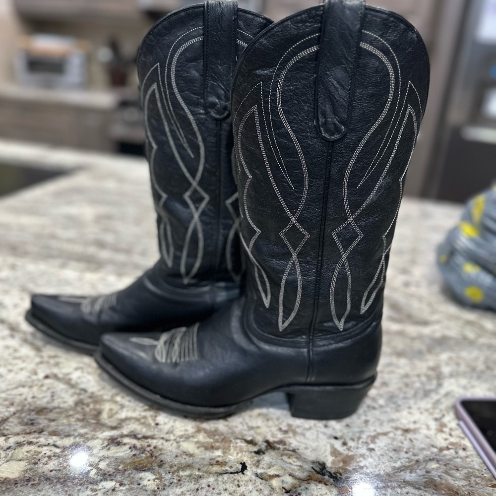 Black Western Cowboy Boots